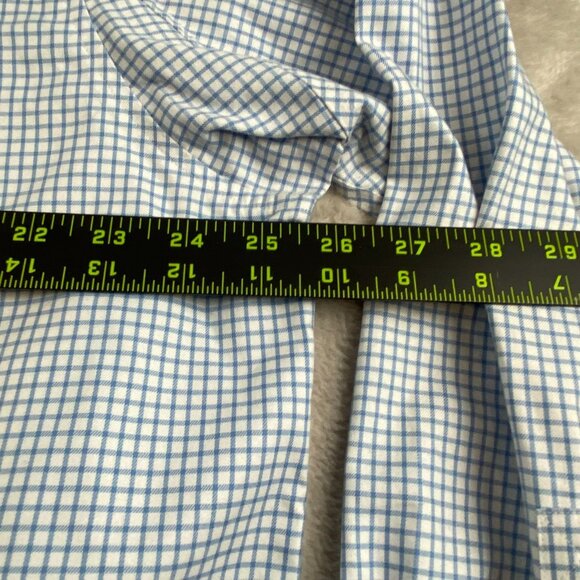 Duluth Mens Shirt XL Blue Gingham Plaid Long-Sleeve Button-Up100% Cotton - Picture 4 of 6